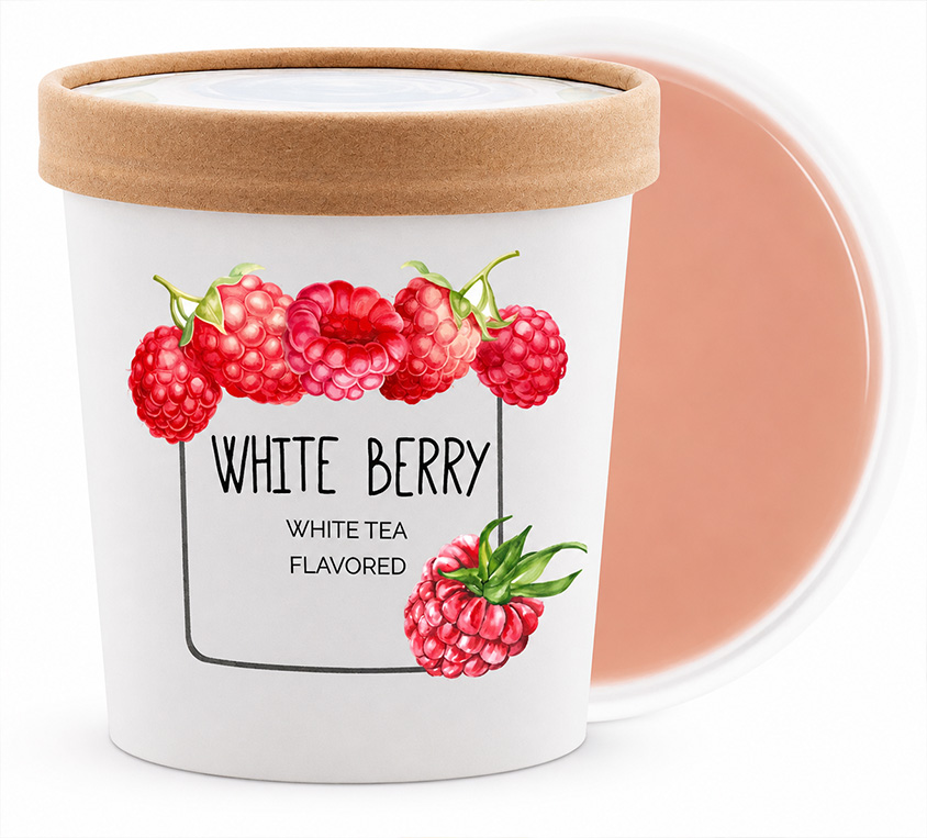 White Berry Leo Tea – biała herbata w puszce, doypacku i kubku prezentowym